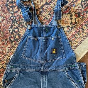Real workwear vintage overalls 36/31 mens denim jeans